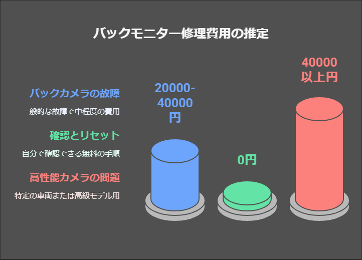 バックモニター修理費用の目安