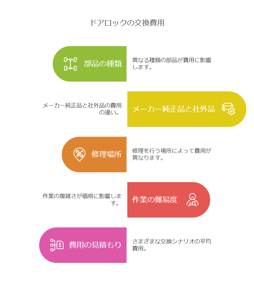 ドアロックアクチュエーター交換 費用と相場