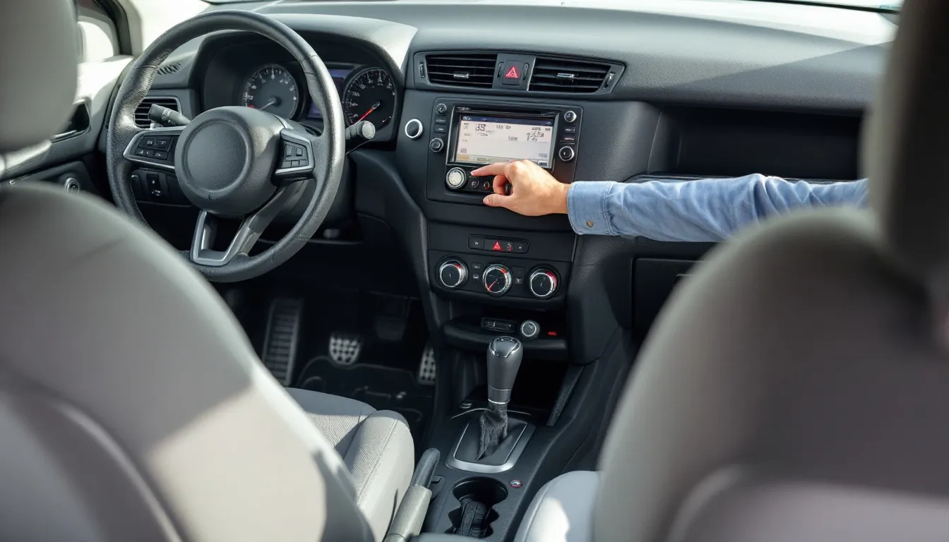 メーター取り付け完了後の車内は、エンジンオイルやカーナビが整然と配置され、愛車のメンテナンスオプションが確認できる状態です。オートバックスでの作業基本工賃が含まれた、快適なドライブ環境が整っています。