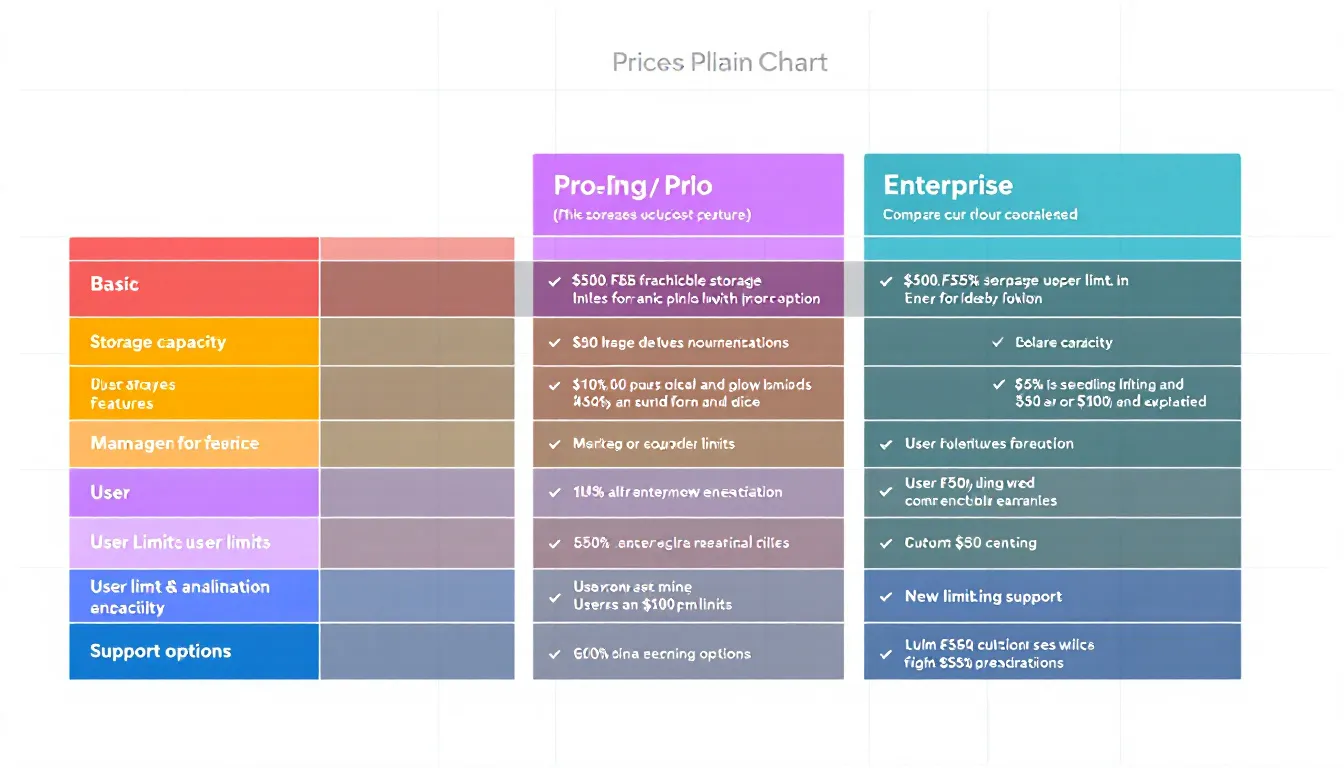 異なるサービスプロバイダーの価格レベルを示す比較チャートが表示されています。工賃や部品代、作業時間などの料金が記載されており、ディーラーオプションや修理サービスの品質に関する情報も含まれています。